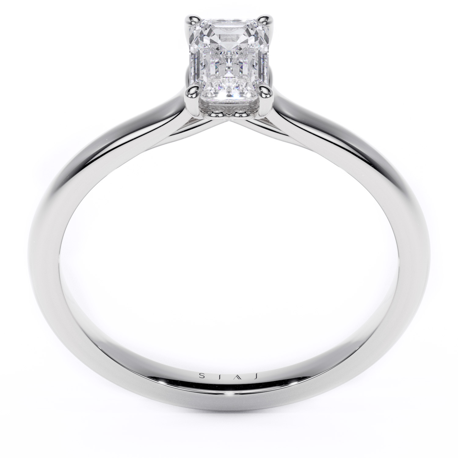 Inel din aur 18K cu diamant natural - 0.55ct Em - Mon