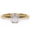inel logodna aur cu diamante lab grown emerald cut lcmh63em gl3
