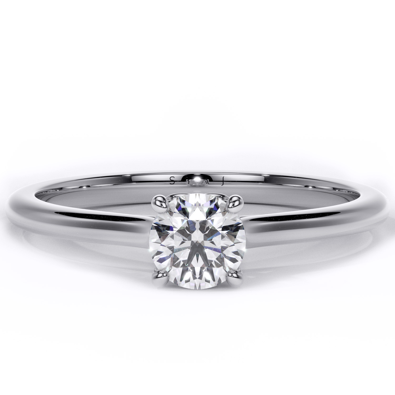 inel logodna aur cu diamante lab grown diamante naturale diamante cultivate in laborator round cut lcmh63rotund al3