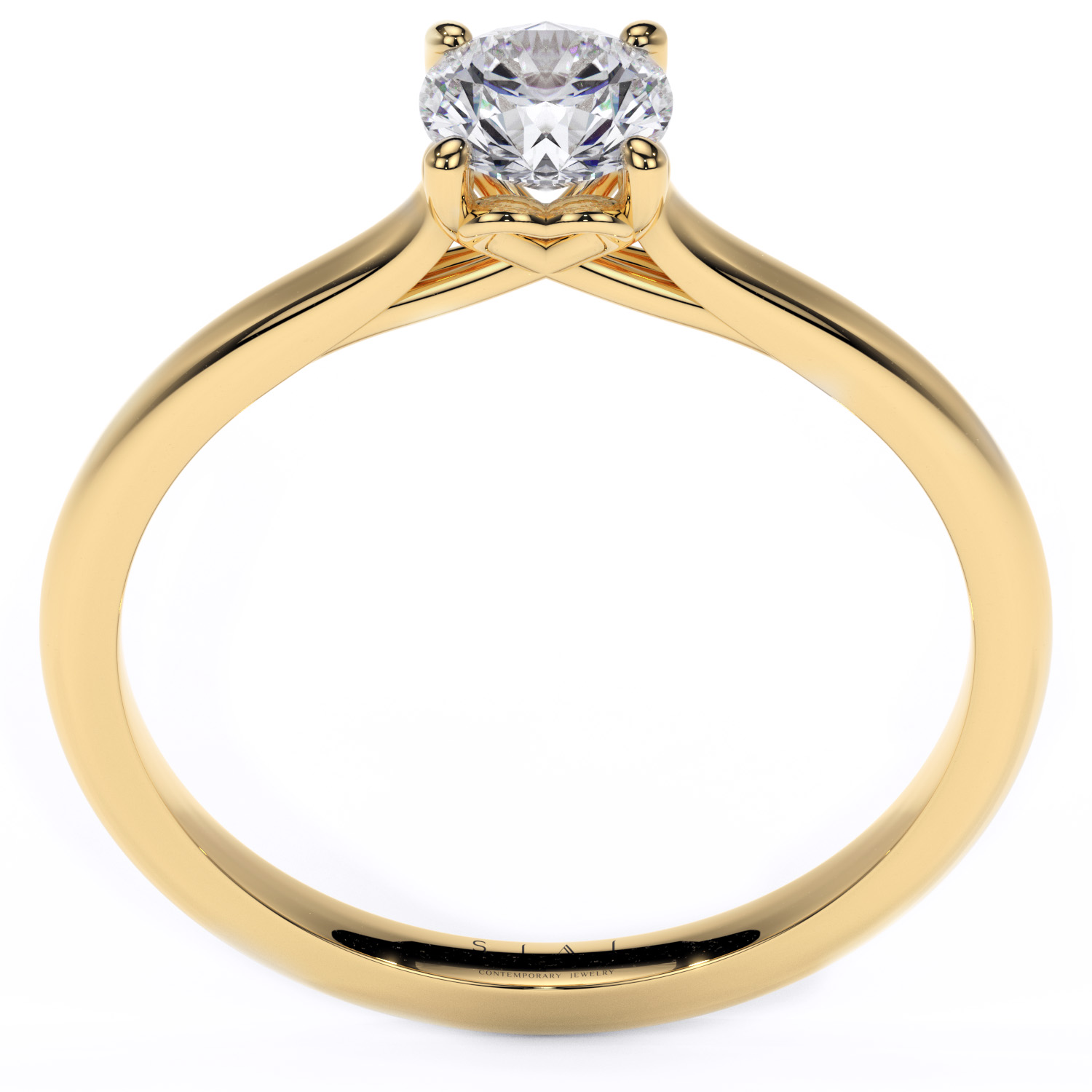 Inel din aur 18K cu diamant lab-grown - 0.55ct  - Mon