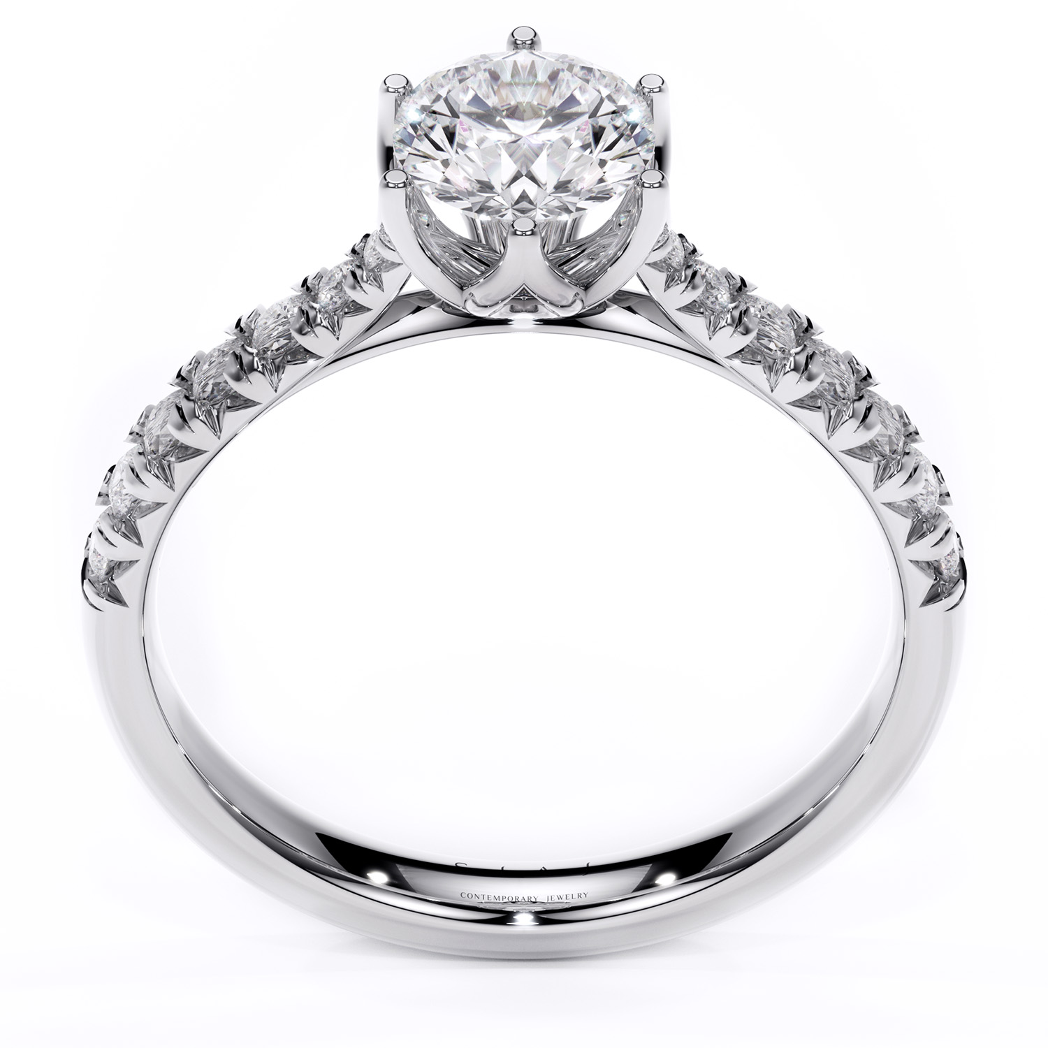 Inel din aur 18K cu diamante lab-grown – 1.26ct – Valerie