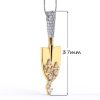 Pandantiv Lopata Din Aur Cu Diamante Naturale Diamante Crescute In Laborator Lcmh183gl2