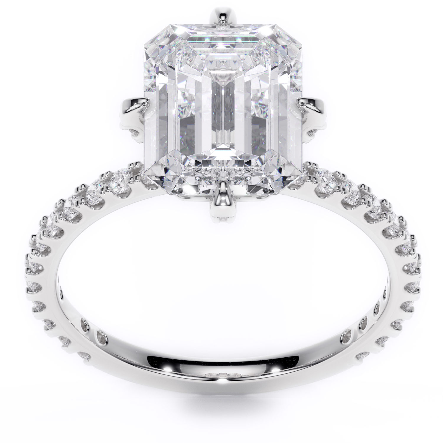 inel emerald cut logodna diamante lab grown diamante naturale crescute in laborator diamante lcmh188 al1