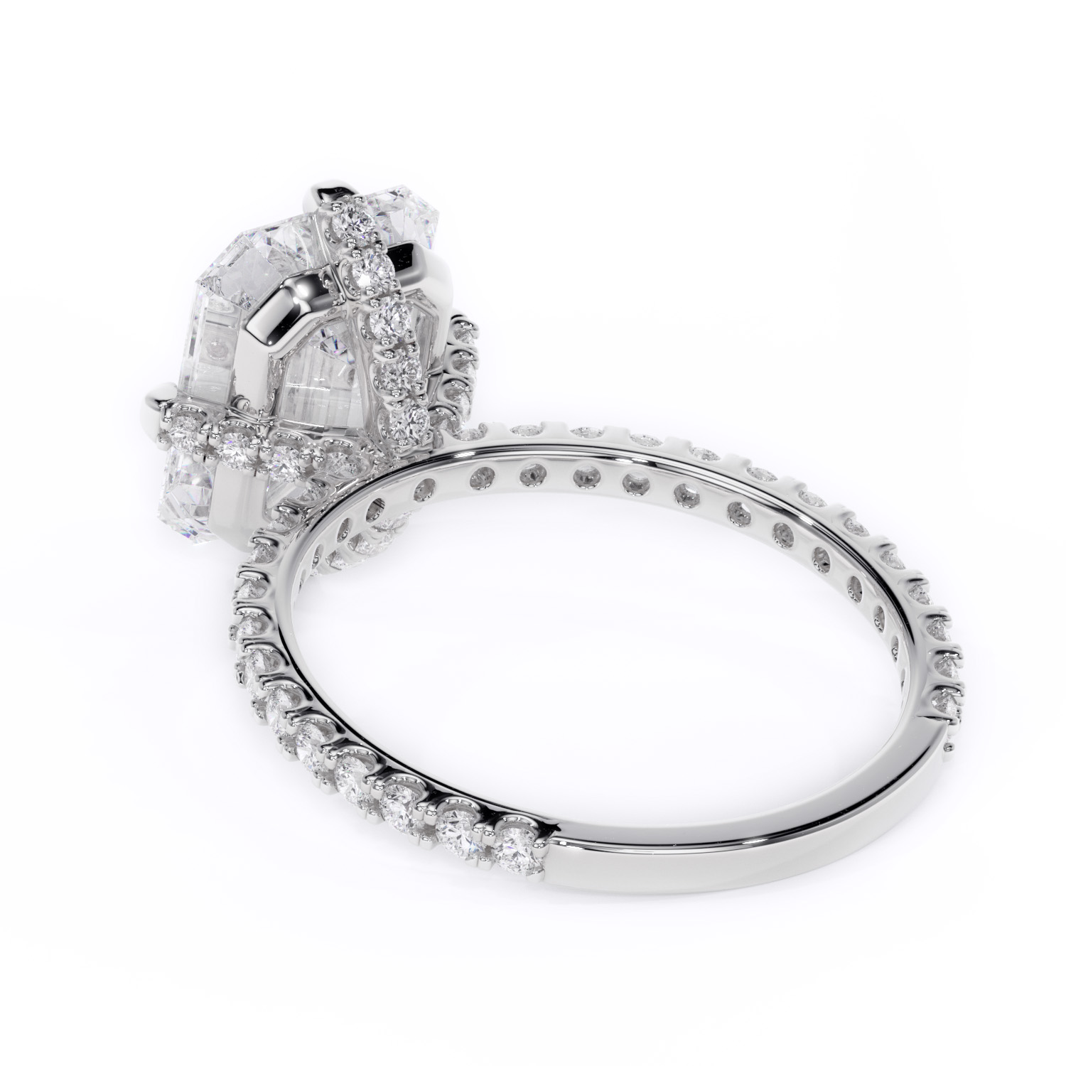 inel emerald cut logodna diamante lab grown diamante naturale crescute in laborator diamante lcmh188 al3