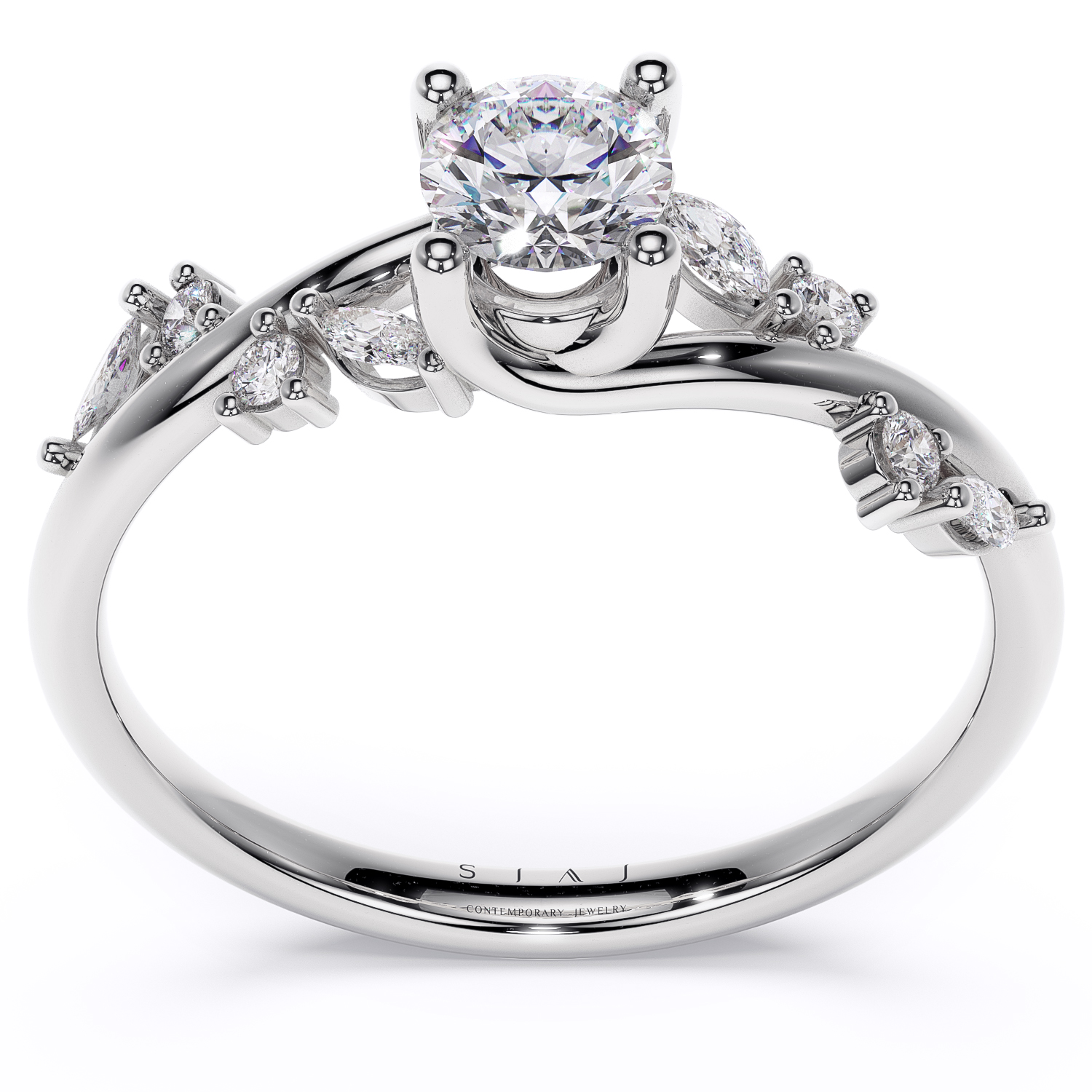 Inel din aur 18K cu diamante lab-grown – 0.65ct – Aara