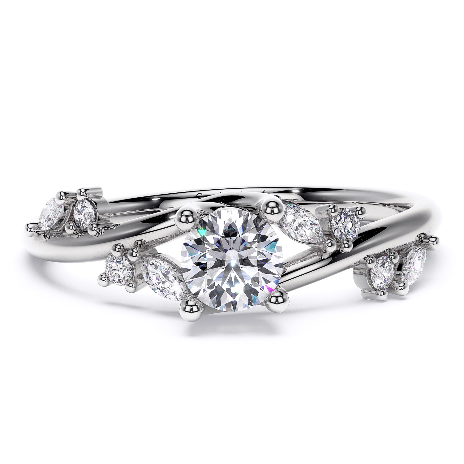 inel emerald cut logodna diamante lab grown diamante naturale crescute in laborator diamante lcmh191al3