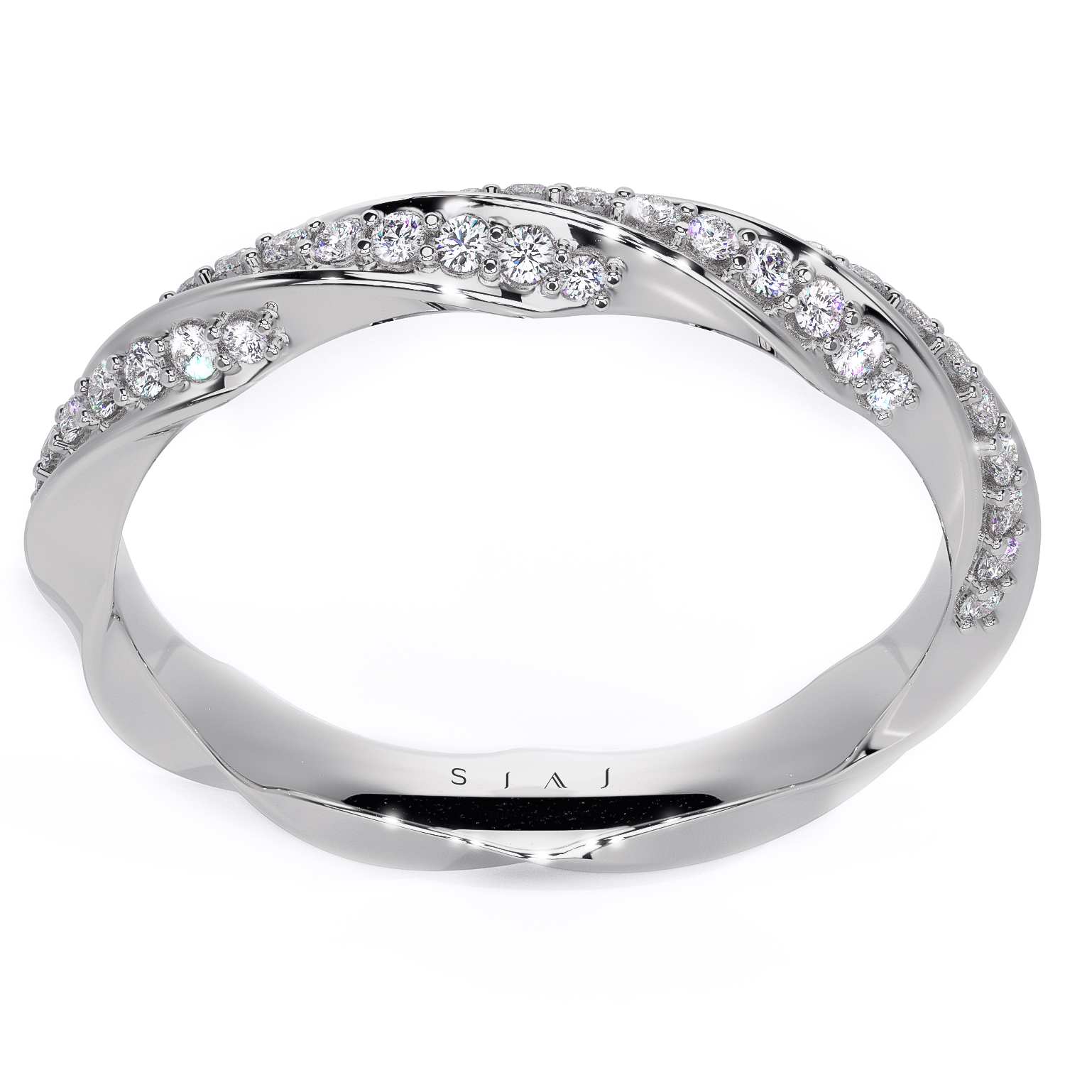 Inel din aur 18K - 0.20ctw - Twist