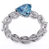 inel din aur cu diamante naturale lab grown crescute in laborator marquise cut heart shaped lcmh198 al 1