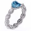inel din aur cu diamante naturale lab grown crescute in laborator marquise cut heart shaped lcmh198 al 3