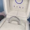 inel din aur cu diamante negre eternity lcmh163dn real