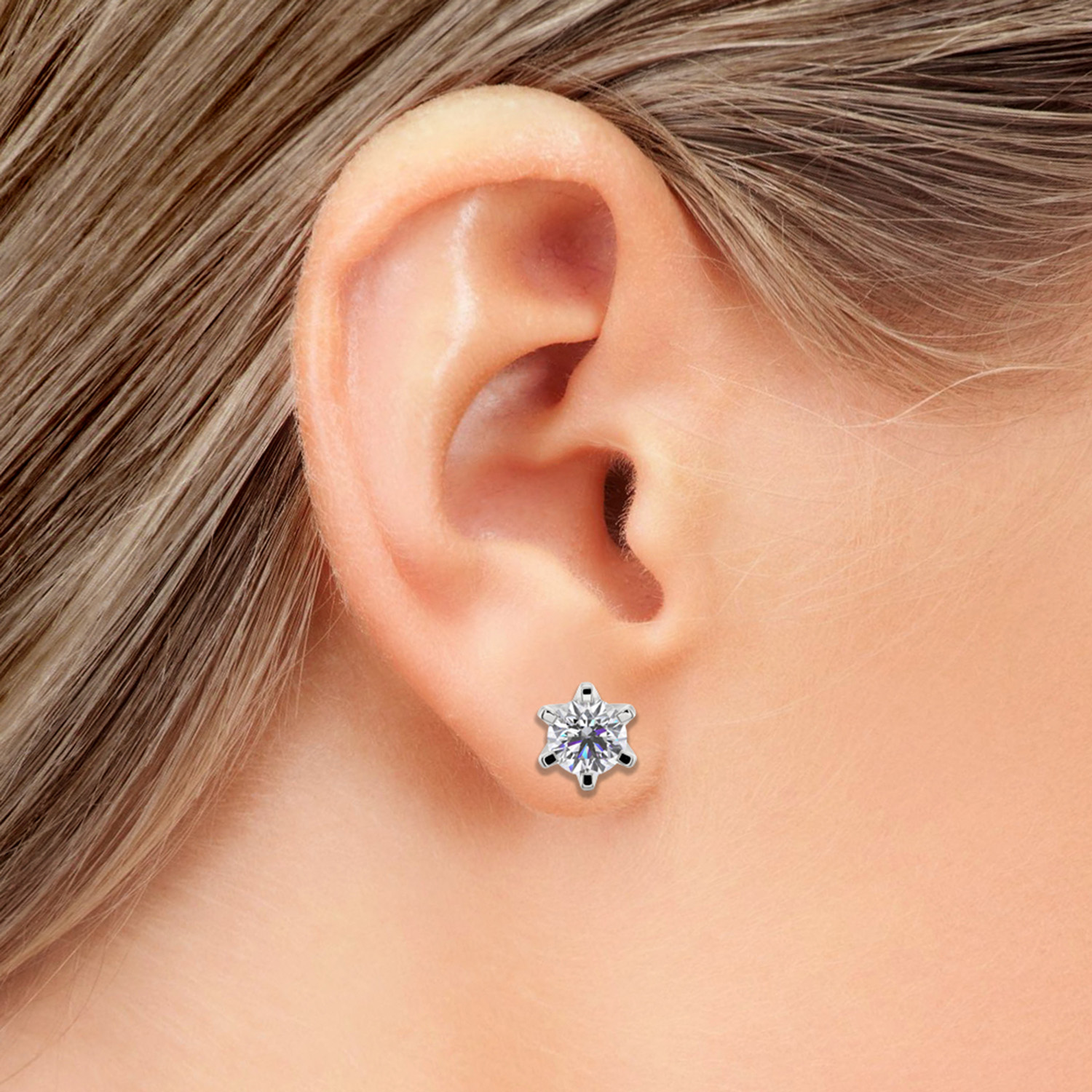 cercei studs diamante naturale diamante crescute in laborator lab grown diamonds sc250 al onb n