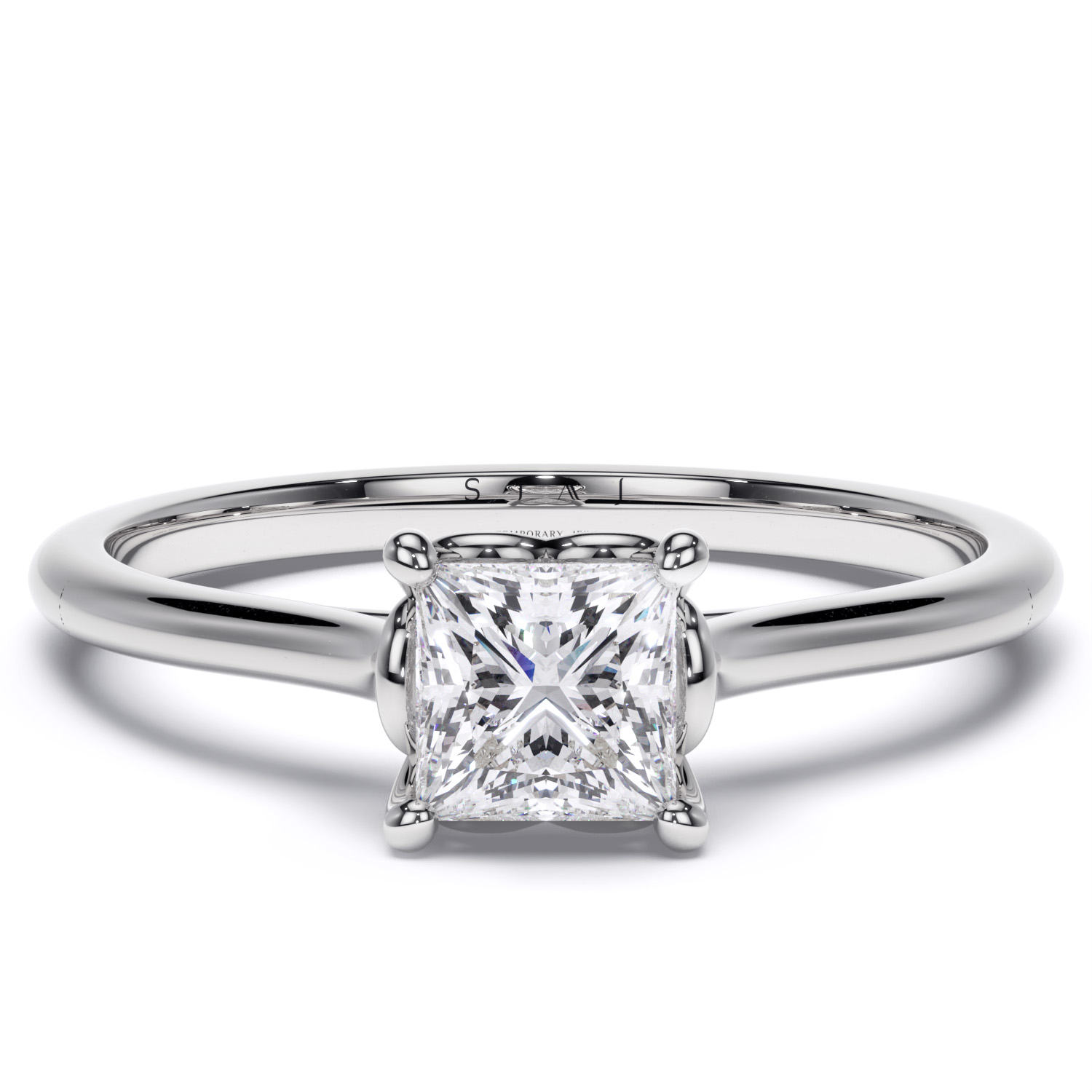 inel logodna cu diamante lab grown diamante natural princess cut lcmh63al 3