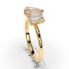 inel toi et moi din aur 18k cu diamante naturale diamante crescute in laborator pear cut emerald cut lcmh205gl thumb