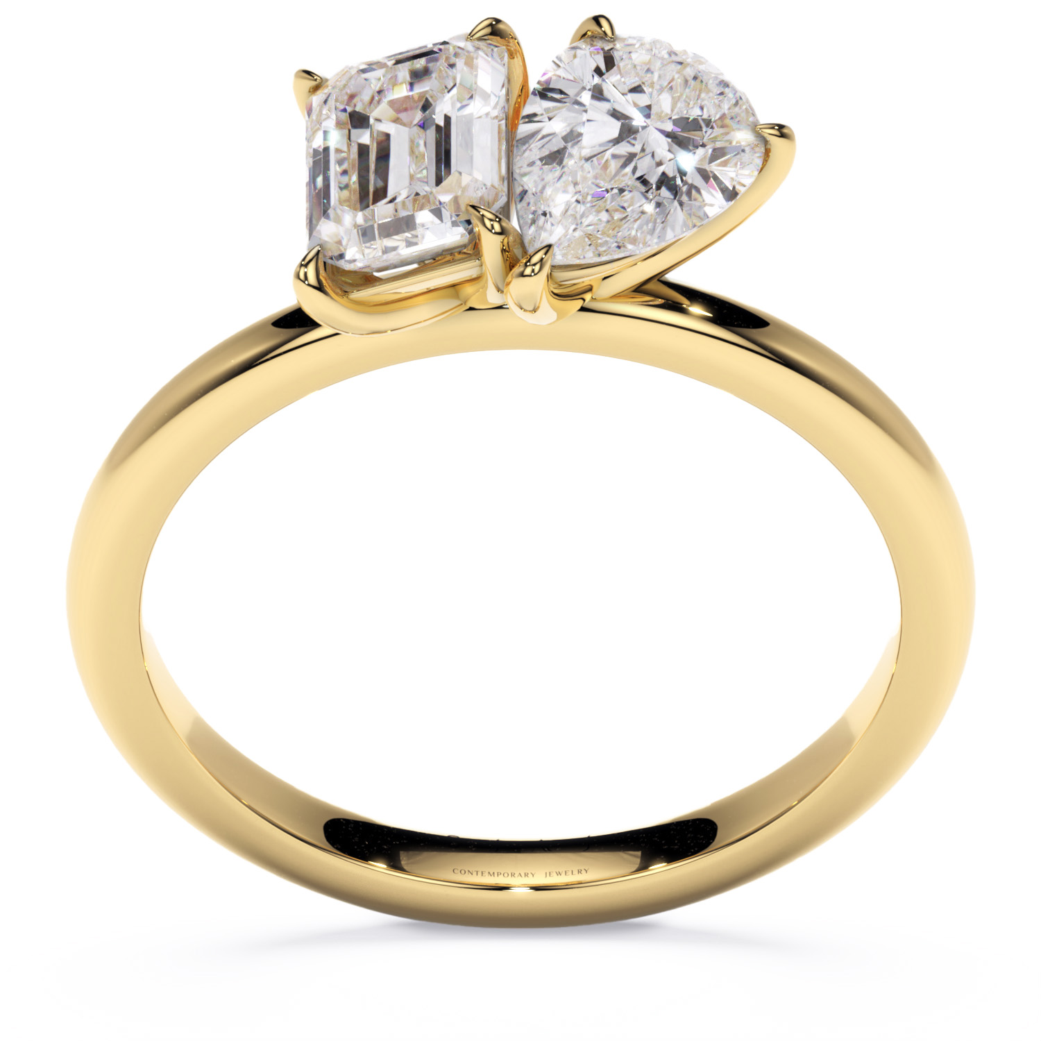Inel din aur 18K cu diamante lab-grown – 2.20ctw - Armonia