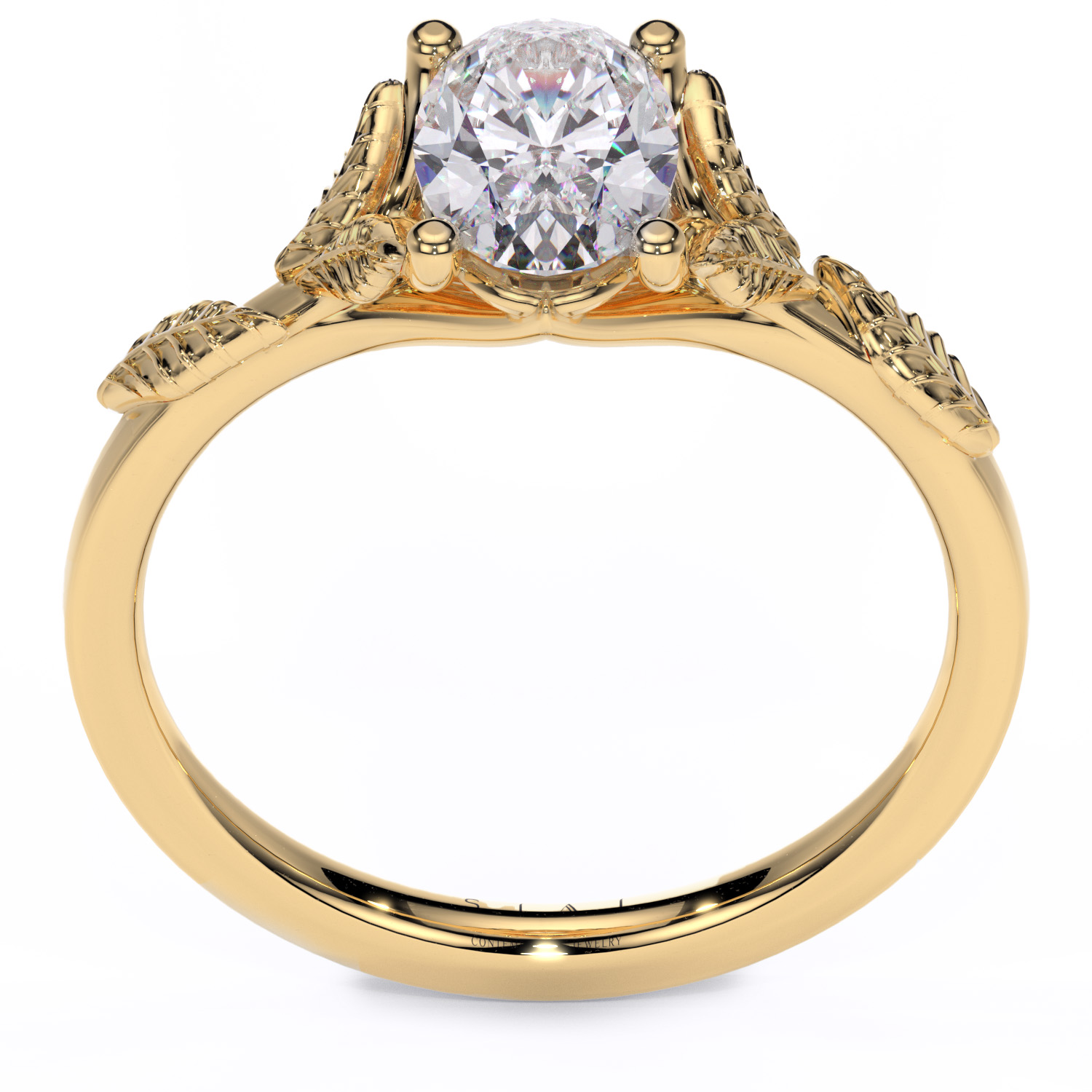 Inel din aur 18K cu diamant lab-grown – 1ct – Sera