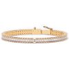 bratara din aur cu emerald cut tennis bracelet emerald cut bratara tennis emerald cut lcmh tennis gl nou