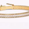 bratara din aur cu emerald cut tennis bracelet emerald cut bratara tennis emerald cut lcmh tennis gl2