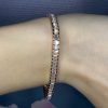 bratara din aur cu emerald cut tennis bracelet emerald cut bratara tennis emerald cut lcmh tennis reala