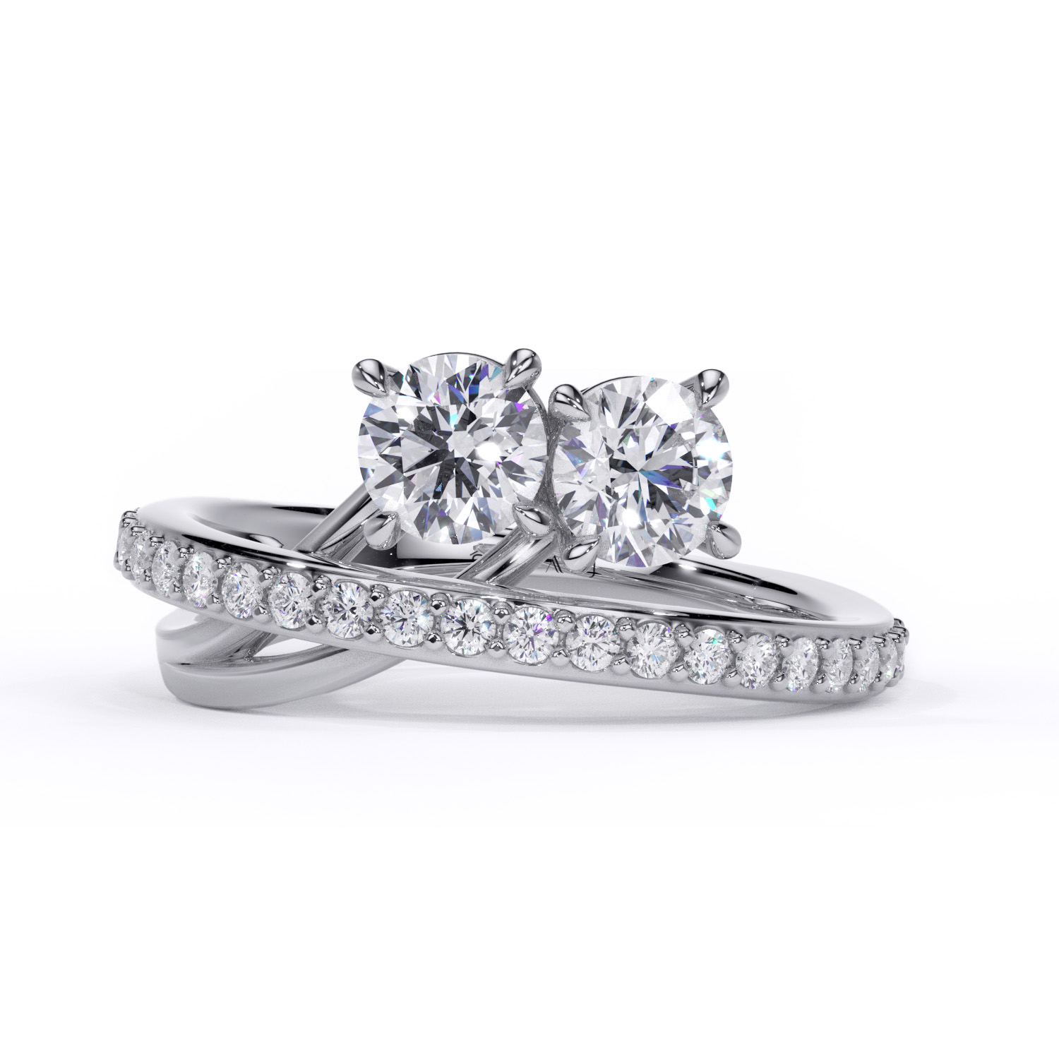inel de logona cu diamante naturale diamante crescute in laborator inel futurist lcmh218 al3
