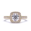 inel logodna halo diamante crescute in laborator diamante naturale engagement ring halo ring lcmh223 gl3