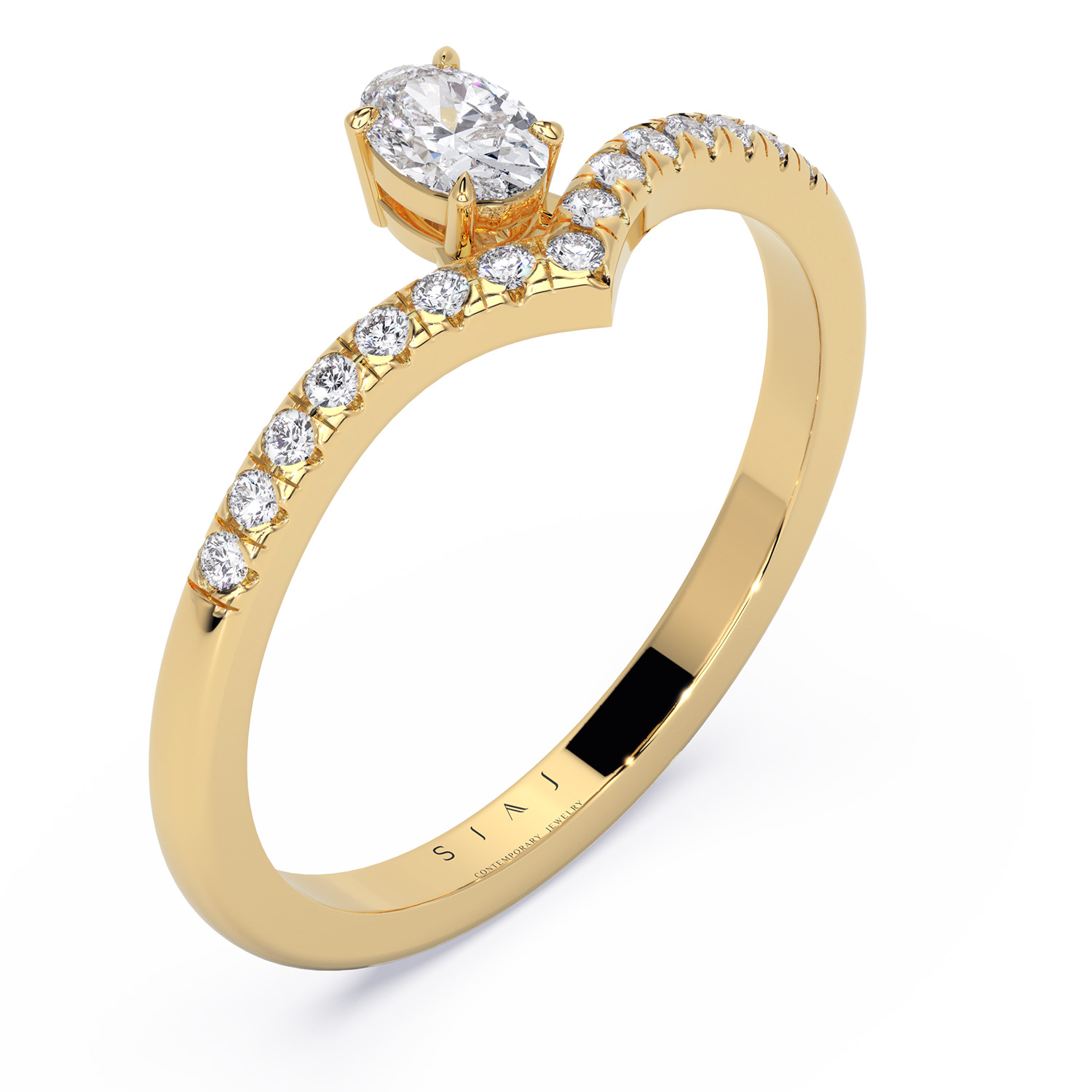 inel cu diamante naturale oval cut inel de logodna cu diamante lcmh224 gl2
