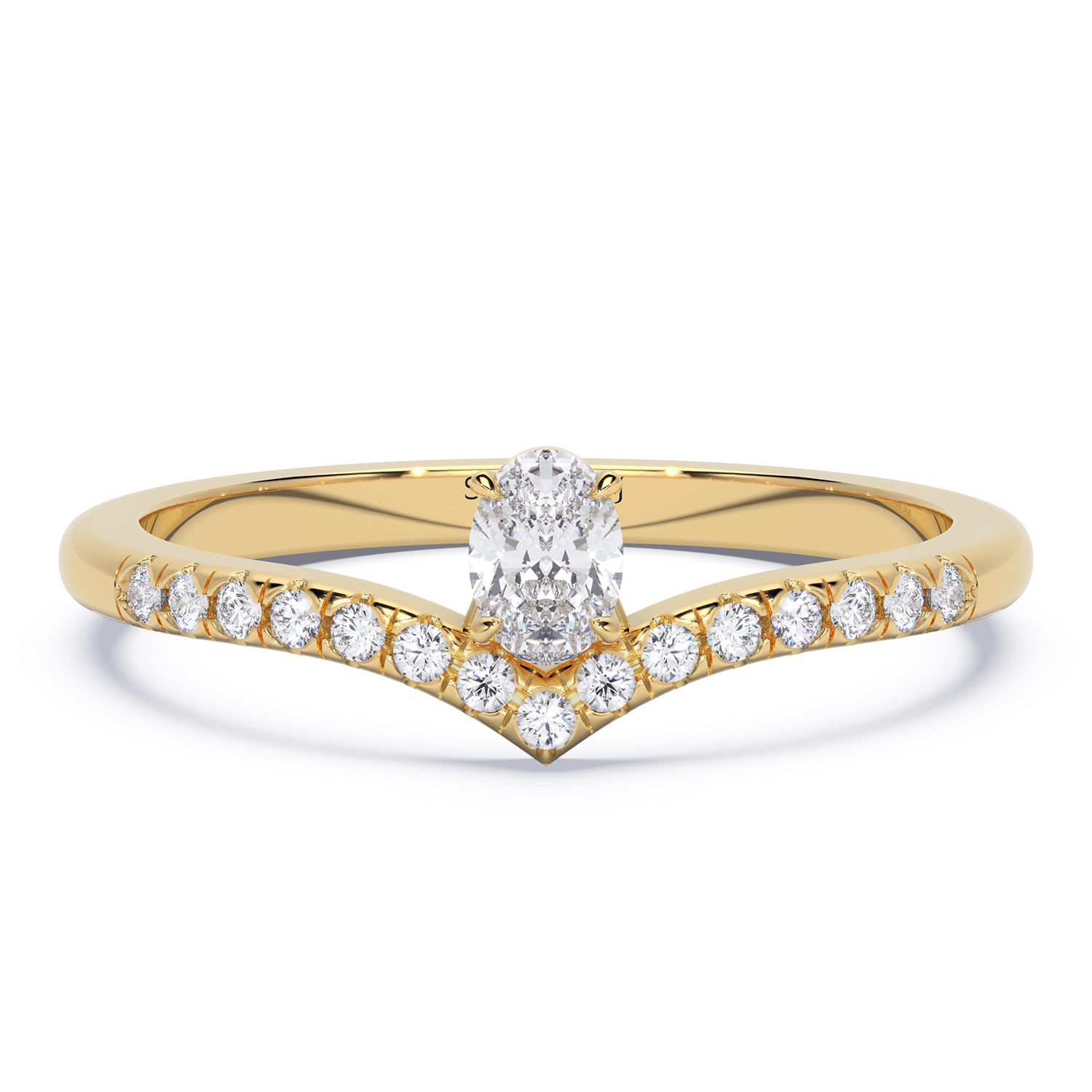 inel cu diamante naturale oval cut inel de logodna cu diamante lcmh224 gl3