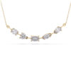 colier cu diamante naturale diamante crestue in laborator diamante lab grown emerald cut pear shape lcmh235colier gl1