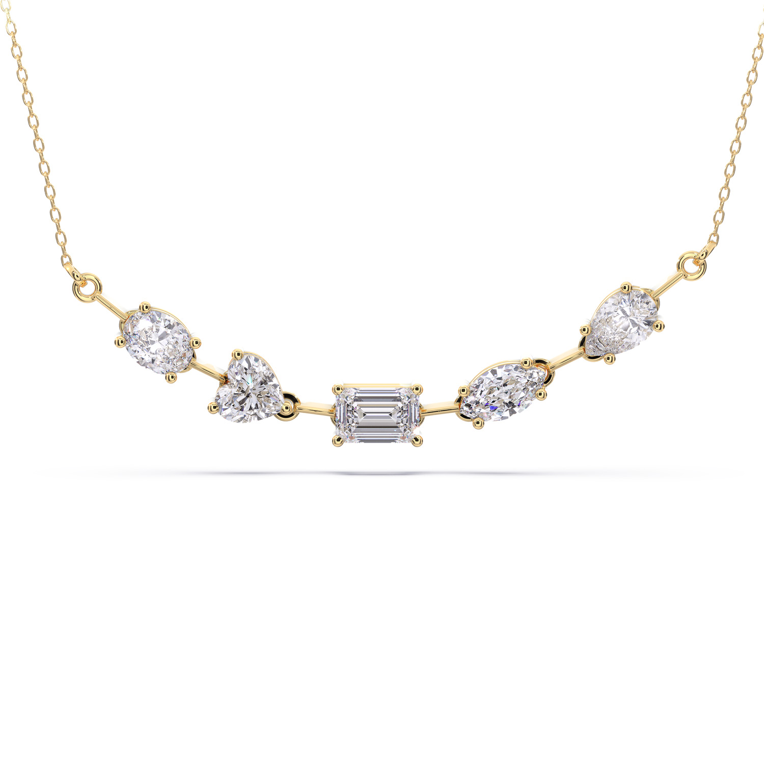 Colier din aur 18K cu diamante lab-grown - 2.83ctw - Elaris