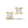 Cercei Din Aur Cu Diamante Create In Laborator Ac11mici G1