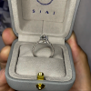 Inel De Logodna Cu Diamante Crescute In Laborator Diamante Naturale Lab Grown Din Aur 18K Lcmh162 real thumb