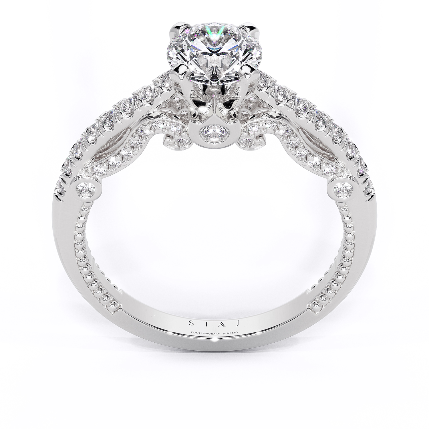 Inel din aur 18K cu diamante lab-grown – 1.40ctw – Timeless Grace