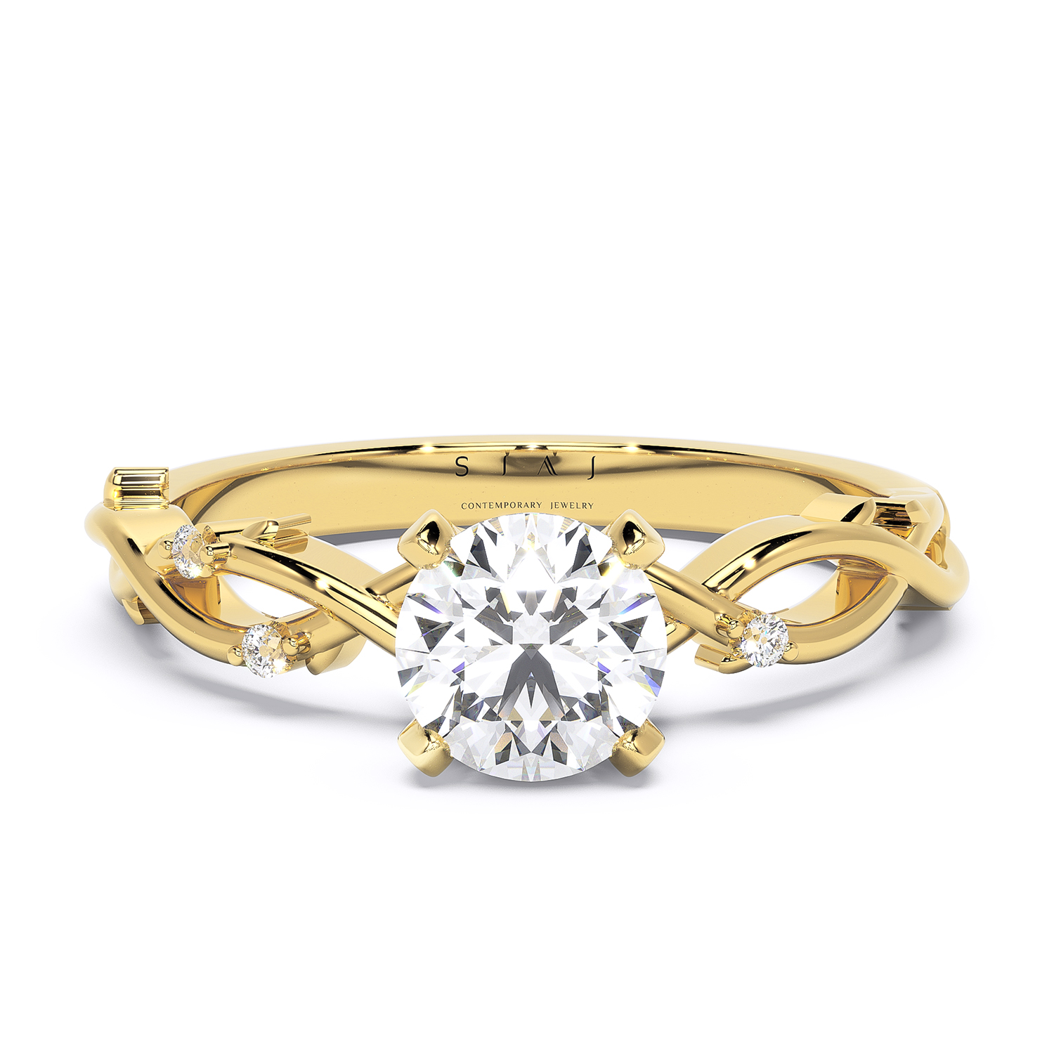 Inel De Logonda Cu Design floral natural Diamant Natural Diamant Crescut In Laborator lab grown Lcmh161 gl3