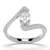 Inel din aur 18Kt cu diamante lab grown SIAJ MQalb 1