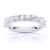 Inel din aur cu diamante inima heartshaped diamante sintetice labgrown aur alb