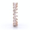 Inel din aur cu diamante sintetice labgrown heart shaped inima roz2