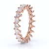 Inel din aur cu diamante sintetice labgrown heart shaped inima roz3