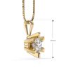 Pandantiv din aur galben cu diamant cvd Stella II 2