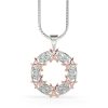Pandativ din aur 18kt cu diamante lab grown Merimac 2 2 1