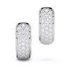 cercei din aur 18K cu diamante naturale diamante crescute in laborator lcmh170al1