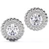 cercei din aur 18k diamante naturale diamante lab grown diamante crescute in laborator lcmh172al