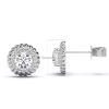 cercei din aur 18k diamante naturale diamante lab grown diamante crescute in laborator lcmh172al2