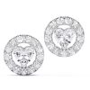 cercei din aur 18k diamante naturale diamante lab grown diamante crescute in laborator lcmh18al