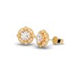 cercei vintage din aur cu diamante lab grown diamante naturale 18K lcmh175C GL thumb