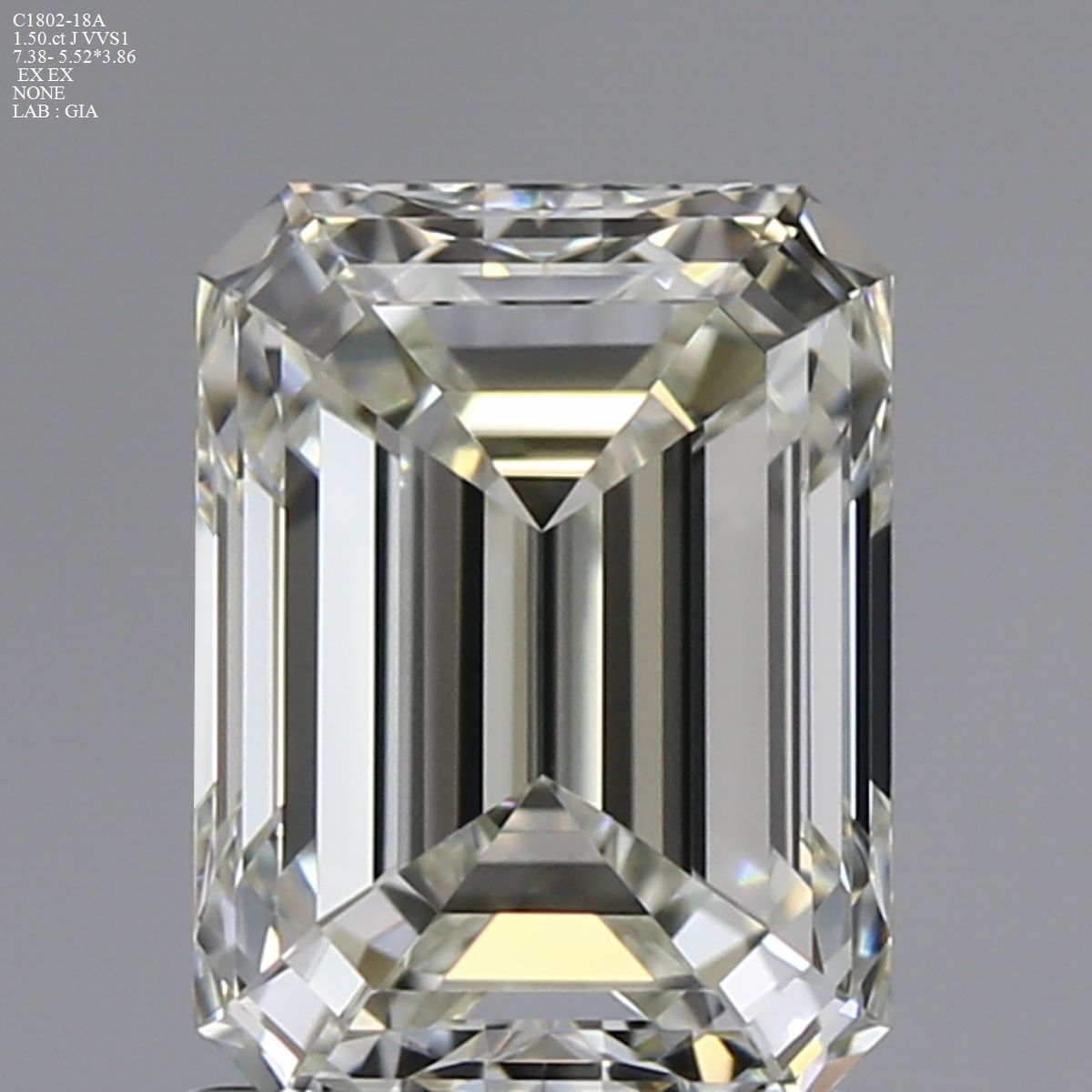 1389377997 Diamant Natural EMERALD VVS1