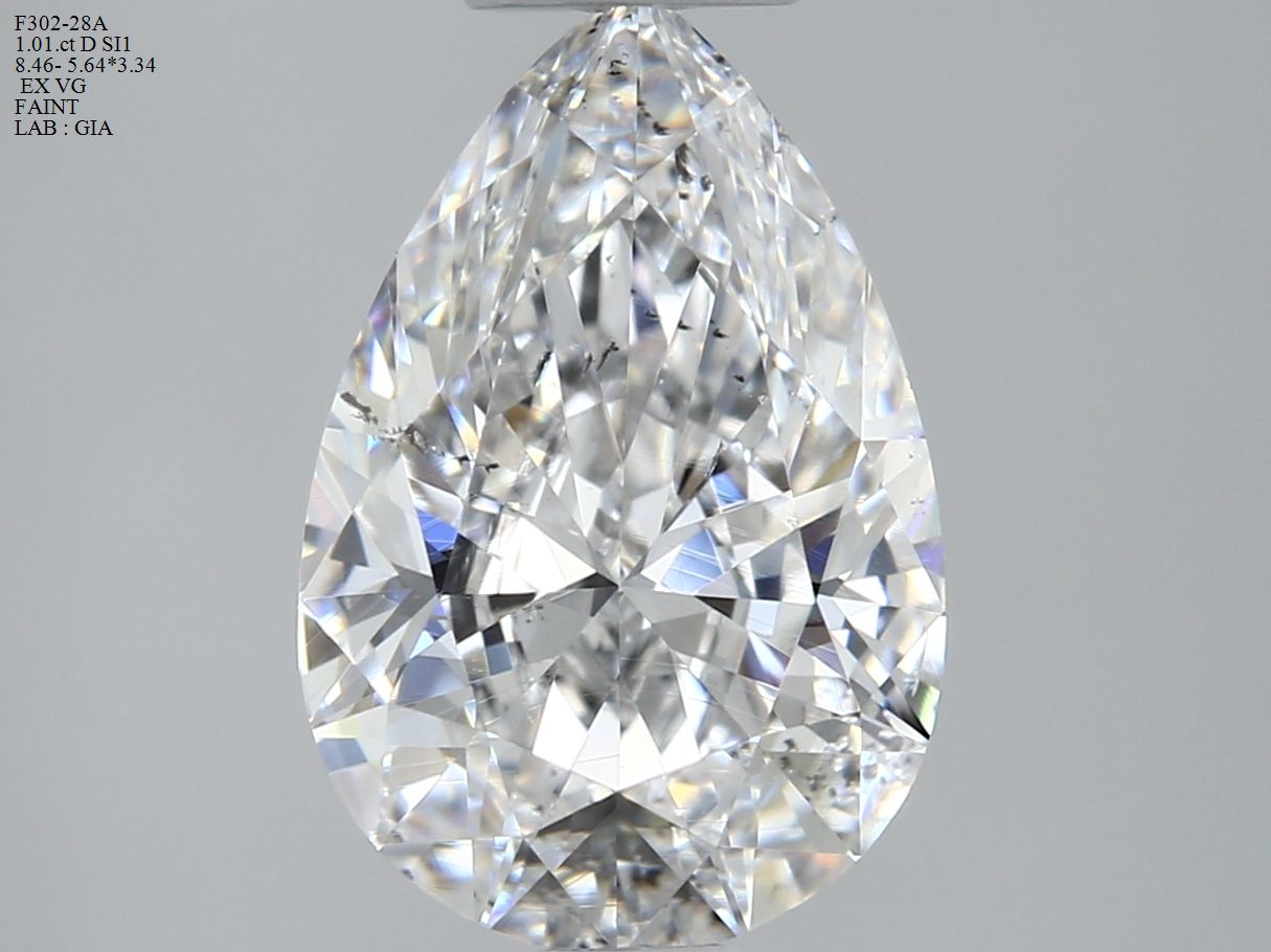 1469683599 Diamant Natural PEAR SI1