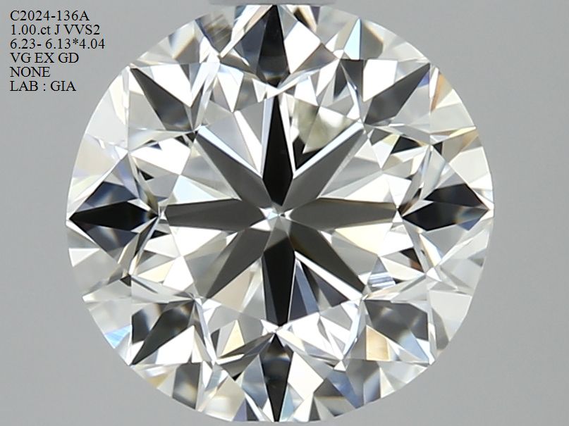 2426674623 Diamant Natural ROUND VVS2