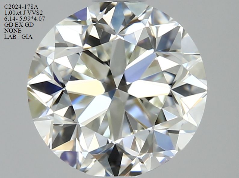 2427661676 Diamant Natural ROUND VVS2