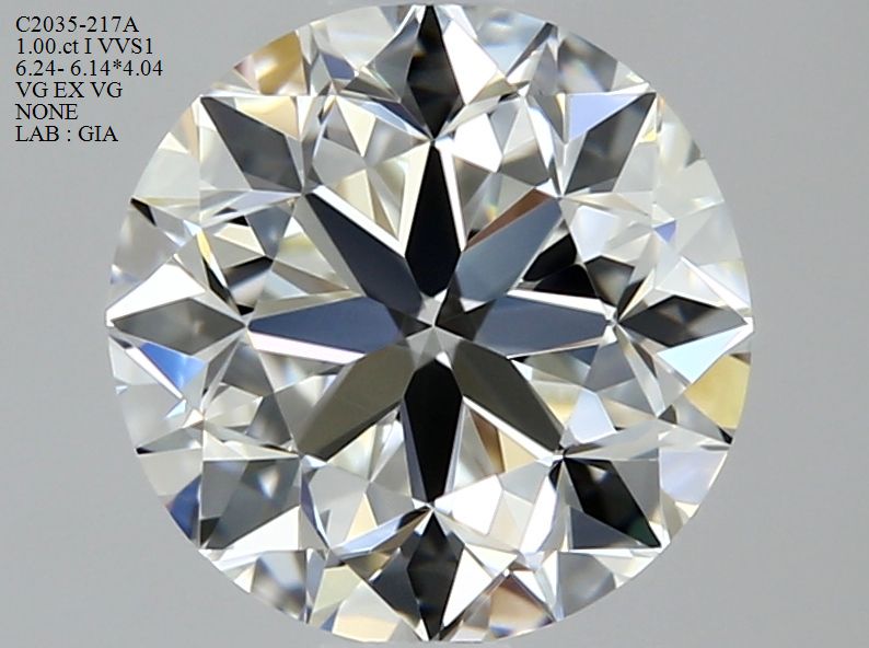 2437391268 Diamant Natural ROUND VVS1