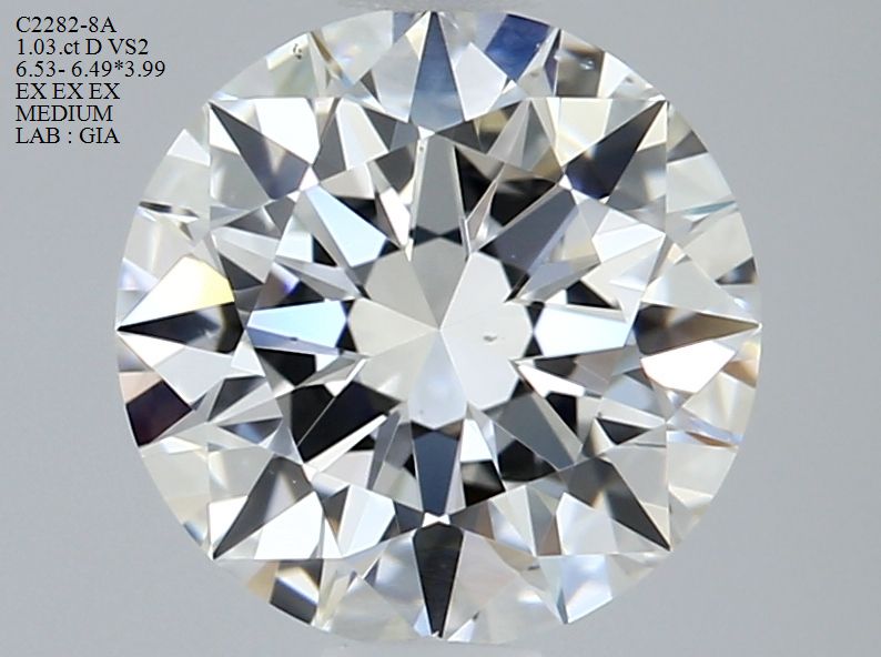 2496832247 Diamant Natural ROUND VS2