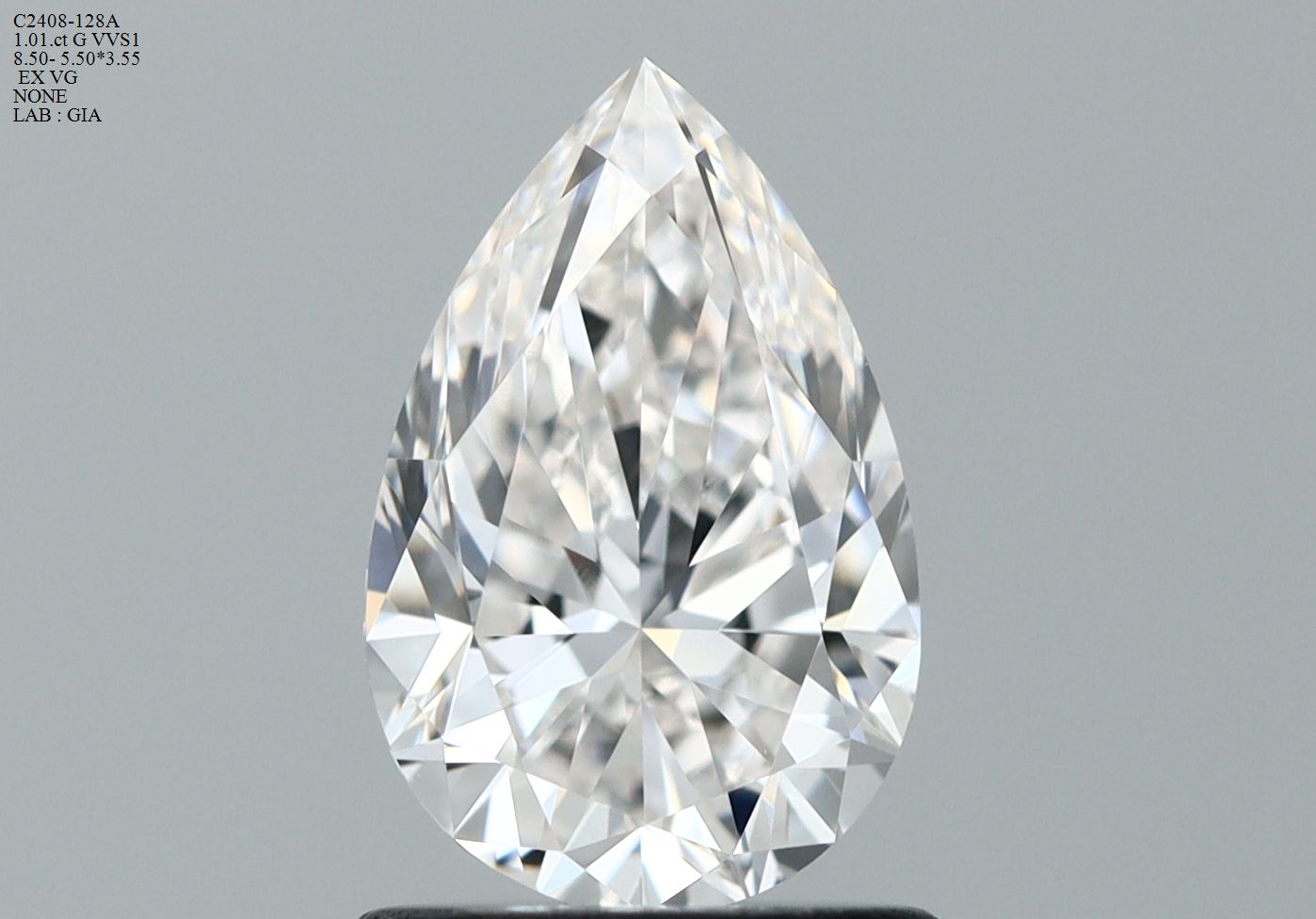 2507758660 Diamant Natural PEAR VVS1